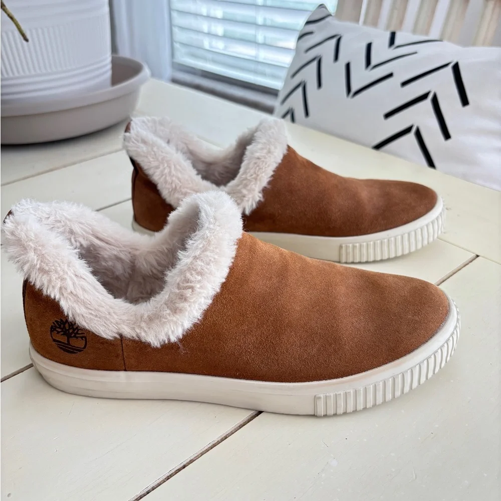 Timberland Skyla Bay Slip-On Lined Shoes Women’s Size 7.5 Suede Leather